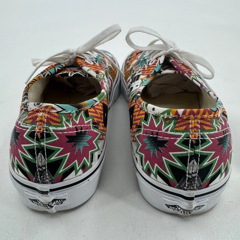 Vans Off the Wall Sneakers UNISEX Multicolor Boom Box Mixtape Cassette M8 W9.5